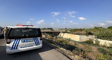 Atık su kanalına düşen motosikletteki 2 kişi öldü