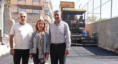 Sokaklar sıcak asfaltla buluşuyor