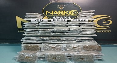 Tırda 46 kilogram esrar ele geçirildi