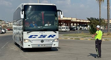 YOLCU OTOBÜSLERİ MERCEK ALTINDA