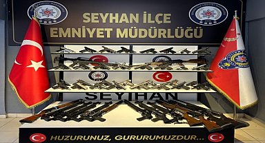 56 ruhsatsız silah ele geçirildi