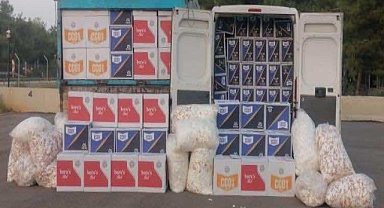 Adana'da 5 milyon 810 bin makaron ele geçirildi