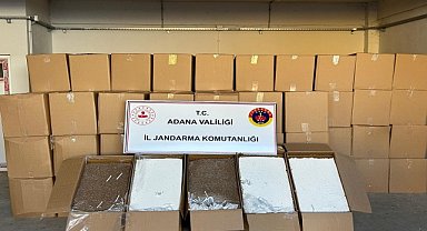 Adana'da 5 milyon makaron ele geçirildi