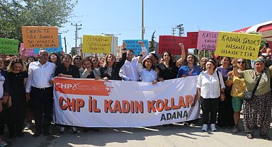 Adana'daki kadın cinayeti protesto edildi