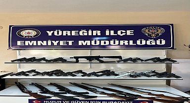 Denetimlerde 32 ruhsatsız silah ele geçirildi