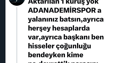 Sancak’tan yalanlama