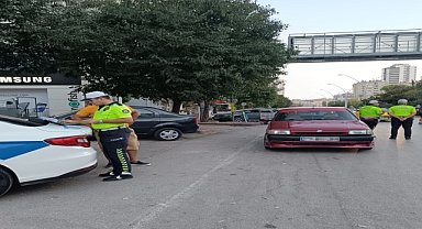 Yayalara yol vermeyen sürücülere ceza kesildi