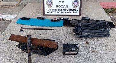 Adana'da araçlardan hırsızlık yapan 3 kişi tutuklandı