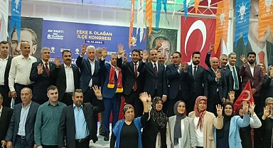 AK Parti Feke İlçe Başkanı yeniden Vahit Todil oldu