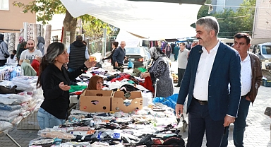 Avan, halk pazarı esnafını dinledi