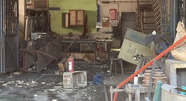 Boya fırınındaki patlamada 3 kişi ağır yaralandı