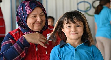 KIZILAY'DAN ÜCRETSİZ SAÇ KESİMİ