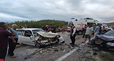 OTOMOBİL KAZASI: 1 ÖLÜ, 1 YARALI