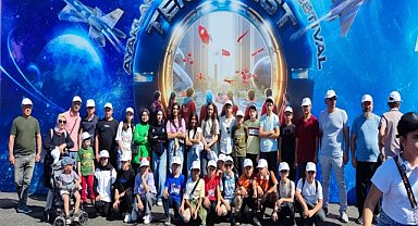 Saimbeyli ilçesindeki öğrenciler TEKNOFEST'i gezdi