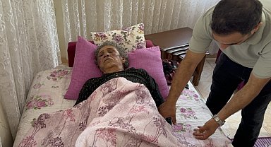 YAŞLI KADINI DARP ETTİ