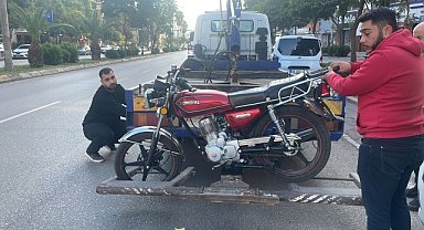 39 motosiklet trafikten men edildi