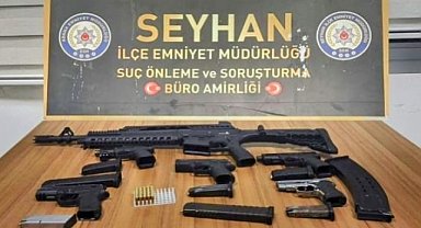 6 ruhsatsız silah bulunan şüpheli tutuklandı