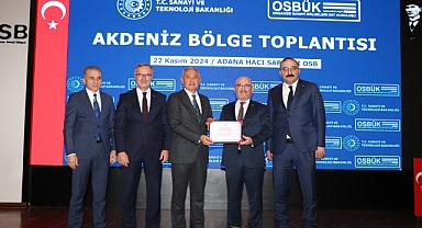 AOSB’ye “Yeşil OSB” belgesi