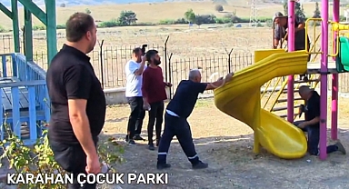 Çocuk parkları onarılıyor