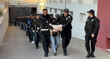 "Kuyu-37" operasyonlarında yakalanan 282 zanlı adliyede