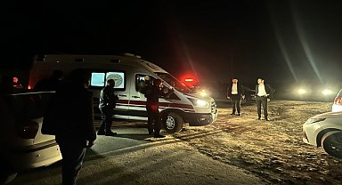 Yük treninin çarptığı kişi yaralandı
