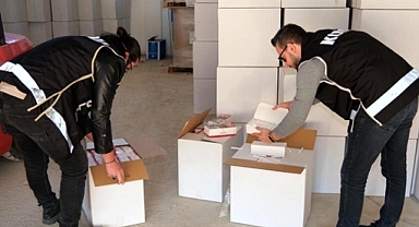 32 MİLYON 500 BİN ADET MAKARON YAKALANDI