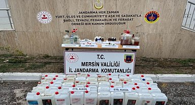 540 litre sahte içki ele geçirildi