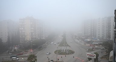 Adana'da sis etkili oldu