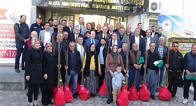 Çiftçilere 1800 kestane fidanı dağıtıldı