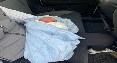 Çöp konteynerinin yanında bebek bulundu
