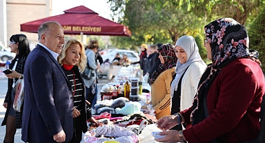 Kadınlar el emeklerini Yüreğir’de sergiledi