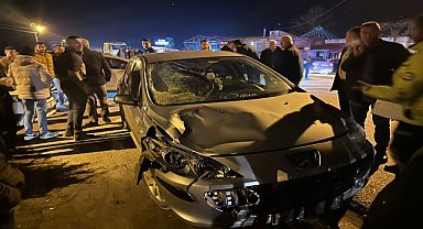 Otomobilin çarptığı yaya öldü