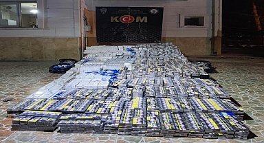 44 bin 230 paket kaçak sigara ele geçirildi