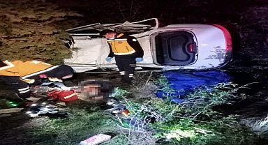 Adana'da takla atan otomobilin sürücüsü öldü