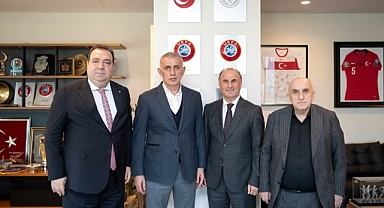 Bozan, TFF Başkanını ziyaret etti