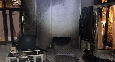 Mersin'de bir evde çıkan yangın söndürüldü