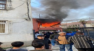 SARIÇAM'DA EV YANGINI