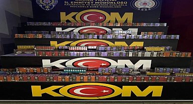 1000 elektronik sigara likidi ele geçirildi