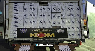 Adana'da 5 milyon kaçak makaron ele geçirildi