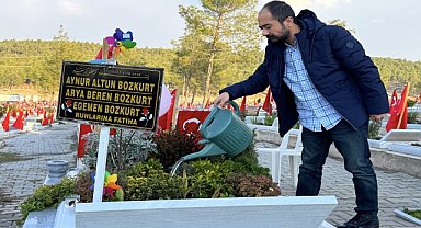 BABA HER GÜN MEZARLIKTA...