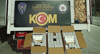 KAMYON DOLUSU MAKARON ELE GEÇİRİLDİ