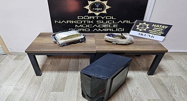1 kilo 47 gram skunk ele geçirildi