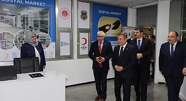 Adana’da Kızılay destekli sosyal market hizmete girdi