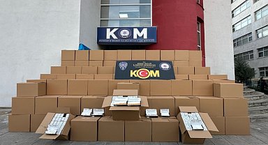 Adana'da 3 milyon makaron ele geçirildi