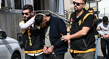 TARTIŞTIKLARI KİŞİYİ DARP EDİNCE TUTUKLANDILAR