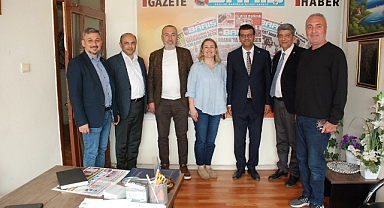A Partililerden gazetemize ziyaret