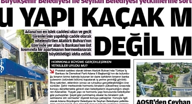 Kaçak yapıya Tekin’den mühür hamlesi