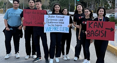 ÖĞRENCİLERDEN KAN BAĞIŞINA DAVET