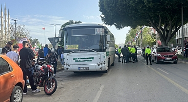 ÖZEL HALK OTOBÜSÜ KAZASI: 1 ÖLÜ