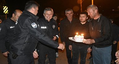 Polisler sürprizle karşılaştı